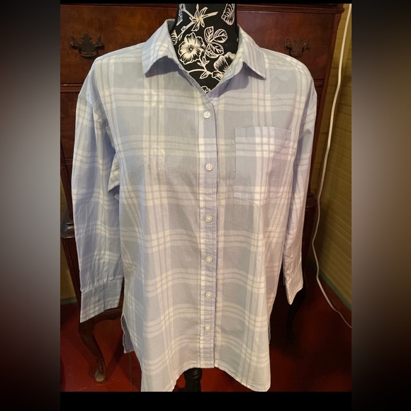 New With Tags Cabana By Crown And Ivy Size XS Women’s Button Front Blouse - Picture 1 of 8